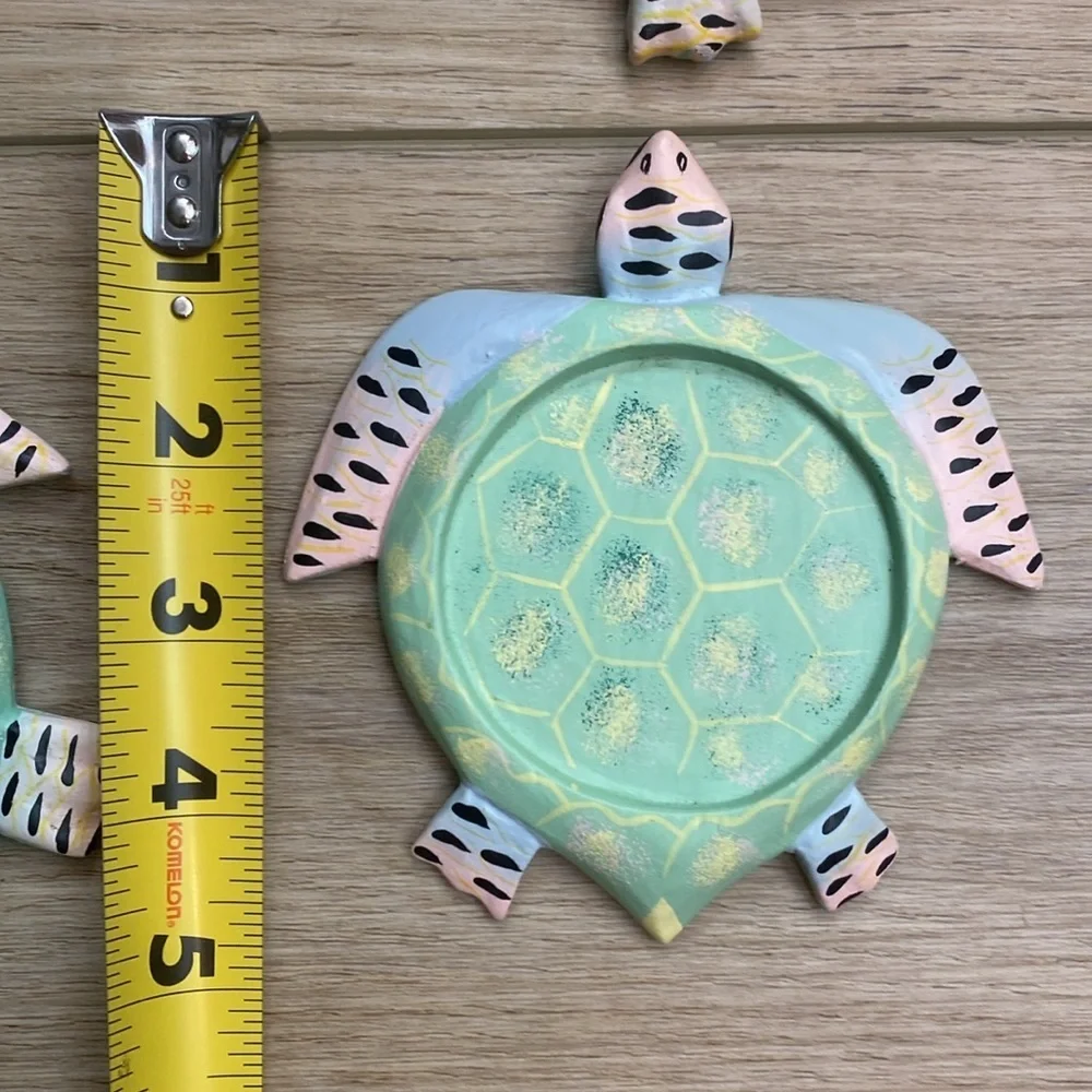Hand Painted‎ Turtle Coasters